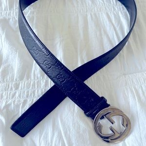 Gucci belt signature ( Black)